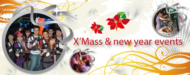company chrismass and new year diner