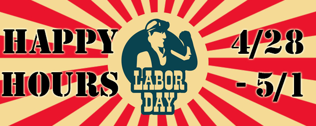 labor day happy hours